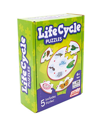 Life Cycle Science Learning Puzzles Set, 27 Piece Junior Learning