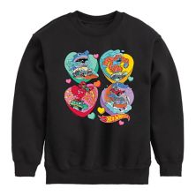 Boys 8-20 Hot Wheels Monster Hearts Fleece Sweatshirt Hot Wheels