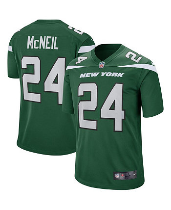 Мужская футболка Freeman McNeil Gotham Green New York Jets Game для пенсионеров Nike