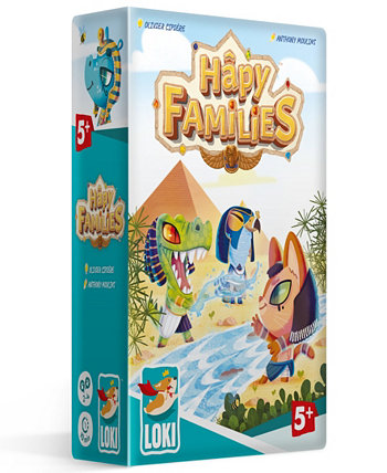 Happy Families - Коллекционная игра, тематика пирамиды, детская семья Loki