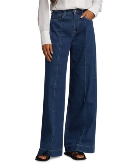 Широкие джинсы Sandy с высокой посадкой L'AGENCE