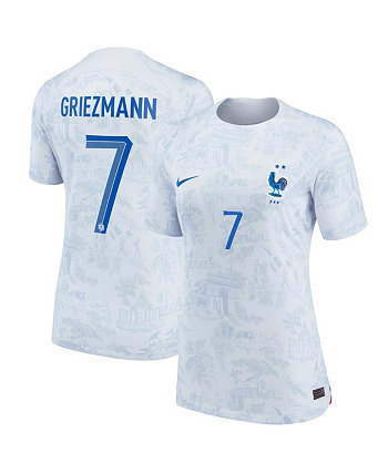Women's Antoine Griezmann White France National Team 2022/23 Away Breathe Stadium Replica Jersey Nike