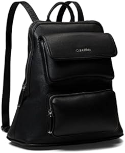 Calvin Klein Enya Backpack Black/Silver One Size Calvin Klein