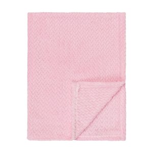 EVERYDAY KIDS Baby Fleece Blanket - 30" by 40" - Cotton Candy Pink EVERYDAY KIDS