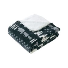 Coleman® Nature Print Reversible Faux Fur Throw Blanket Coleman
