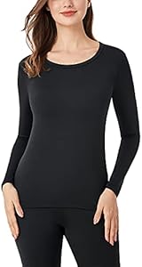 LAPASA Women Thermal Shirt Crewneck Mock Neck Turtleneck Base Layer Fleece Top Thermoflux Lightweight Midweight Heavyweight LAPASA