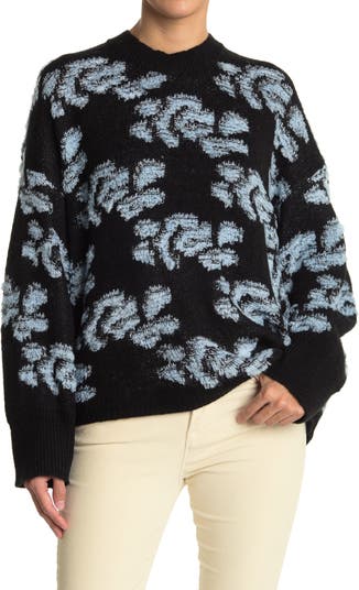 Вязаный пуловер с цветочным рисунком Woven Heart