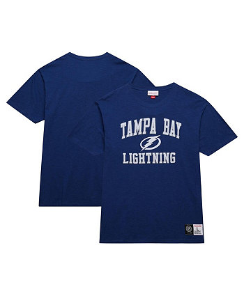 Мужская синяя футболка Tampa Bay Lightning Legendary Slub Mitchell & Ness