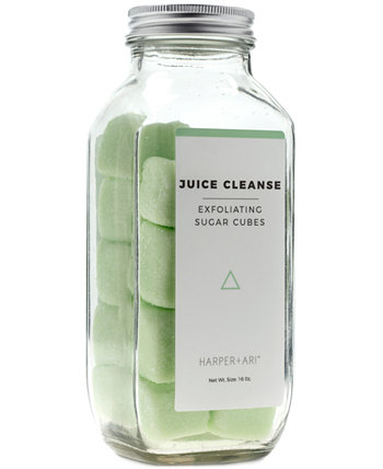 Отшелушивающие сахарные кубики Juice Cleanse, 16 унций. Harper + Ari