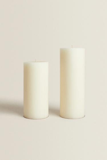 LONG CYLINDRICAL DECORATIVE CANDLE Zara Home