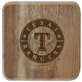 The Memory Company Texas Rangers 6-Pack Acacia Wood Coaster Set The Memory Company