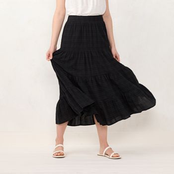 Women's LC Lauren Conrad Tiered Midi Skirt LC Lauren Conrad