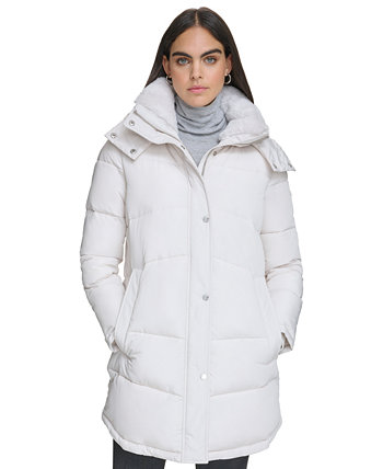 Женское Пальто с Искусственным Мехом на Капюшоне Calvin Klein Calvin Klein