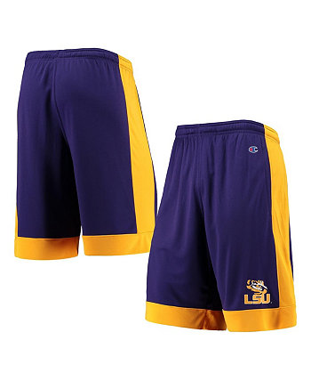 Men's Purple LSU Tigers Outline Shorts Knights Apparel