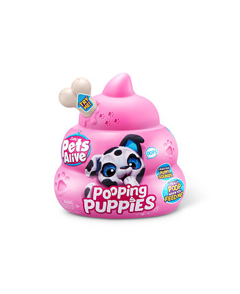Интерактивная плюшевая игрушка Zuru Pooping Puppies Series 1 Pets Alive