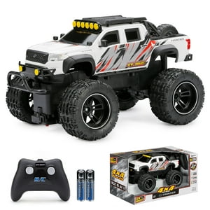 New Bright (1:16) Battery Remote Control Nissan Frontier 4x4 White Truck, 1688U-8H Child New Bright