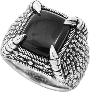 Кольцо из стерлингового серебра с петерситом - размер 10 Effy