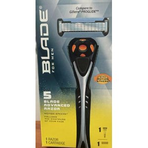 CVS Blade for Men 5 Blade Advanced Razor + Cartridge w/ Motion Sphere N/A