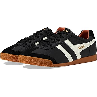 Кроссовки Gola Harrier Leather из кожи с замшевыми вставками Gola