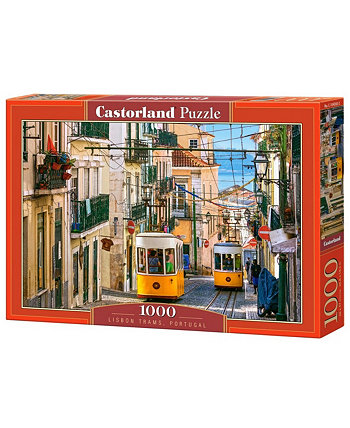Лиссабонские трамваи, Португалия, набор пазлов, 1000 деталей Castorland