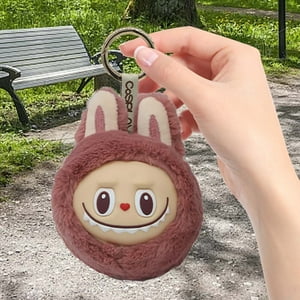 POP MART LABUBU Plush Series Toy - Cute POP MART Plush Keychain,6 Colors To Choose From(Red) Uikceten