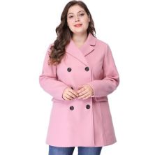 Женская зимняя верхняя одежда больших размеров, двубортное пальто средней длины Agnes Orinda