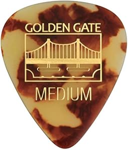 Золотые медиаторы Golden Gate (MP-44) – Средний, жесткий и дополнительный жесткий 0,75-1,5 мм, идеальны для профессионалов Golden Gate