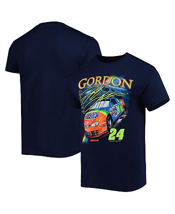 Мужская темно-синяя футболка Jeff Gordon DuPont Hendrick Motorsports Team Collection