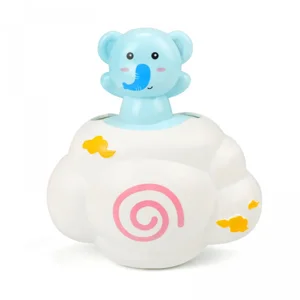 Wisolt Baby Bath Toys with Raining Clouds, Fountain Spray, and Elephant Designs Wisolt