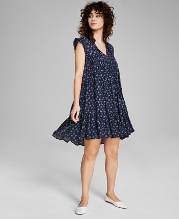 Women's Ruffled Babydoll Dress, Created for Macy's And Now This