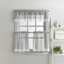 CHF Delicate Lace Valance & Tier Set CHF