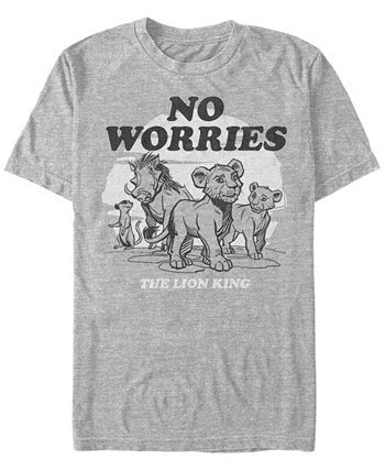 Мужская футболка с коротким рукавом Disney The No Worries Group Shot Lion King