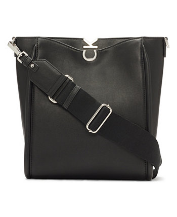 Женская сумка через плечо Crisell с магнитным логотипом Calvin Klein