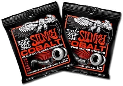 Ernie Ball 2715 Heavy Bottom Slinky Cobalt Electric Guitar Strings 10-52 2 Pack Ernie Ball