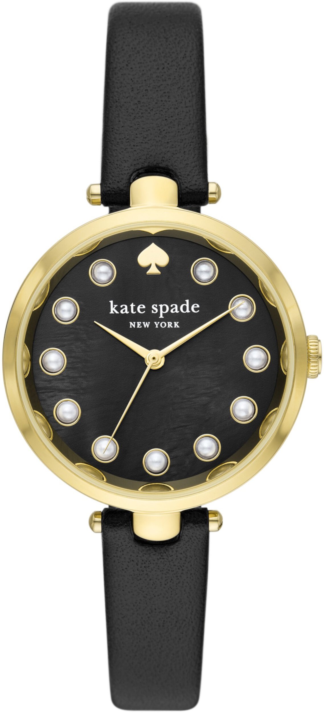 Голландские кожаные часы с тремя стрелками - KSW1808 Kate Spade New York