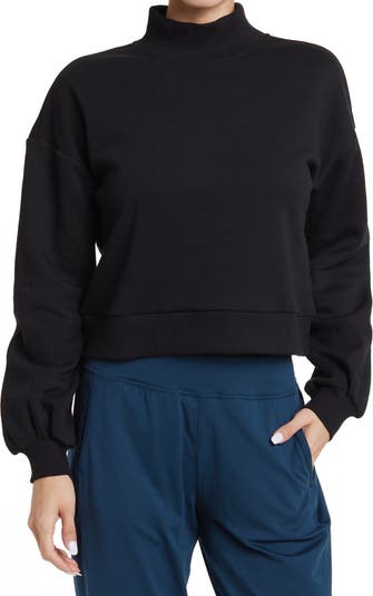 Укороченный пуловер с воротником под горло 90 Degree By Reflex