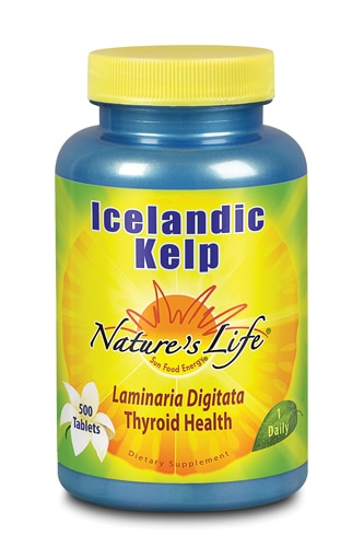 Исландский Ламинария - 500 таблеток - Nature's Life Nature's Life