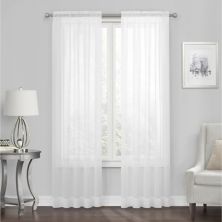 Kate Aurora Living 4-Pack High End Luxe Rod Pocket Sheer Voile Window Curtain Set Kate Aurora