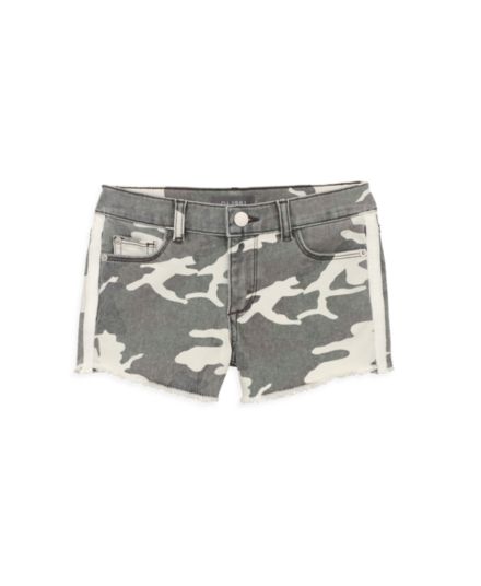 Girl' Lucy Camouflage Cut Off Shorts DL1961 Premium Denim