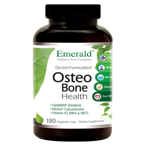 Osteo Bone Health -- 180 Vegetable Capsules (Растительные капсулы) Emerald Labs