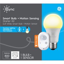 GE (C-Smart) Cync by GE WireFree Sensor + SW Smart Bulb GE