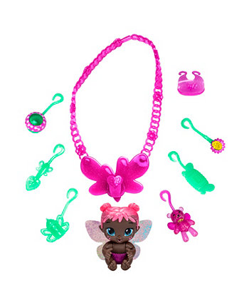 Glo Pixies Minis Carry‚ Aon Care Necklace, Rose Blossom Baby Alive