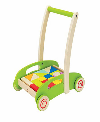 Игрушка для малышей Block Greed Roll Cart Hape