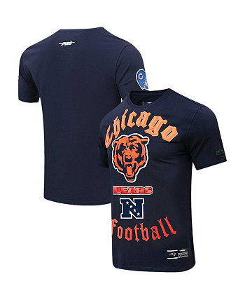 Мужская темно-синяя футболка Chicago Bears Old English Pro Standard