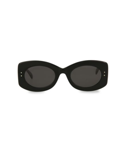 Прямоугольные солнцезащитные очки 51MM Alaïa