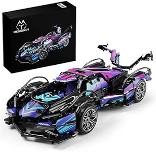 Mesiondy 1:14 MOC Sports Car Building Blocks Toys Boys or Adults Kits， Building Set Raceing Car Model,Cars for Boys Age 12-16 8-14，(1039 Pieces) Mesiondy