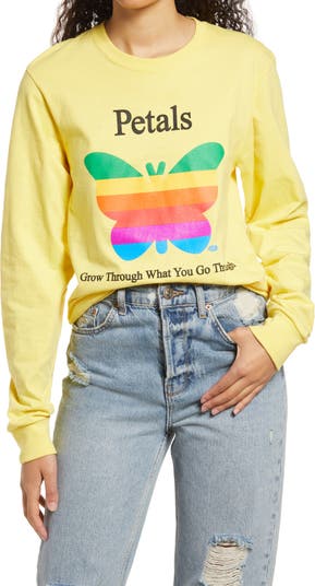 Gender Inclusive Think Growth Long Sleeve Graphic Tee PETALS AND PEACOCKS
