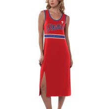 Women's G-III 4Her by Carl Banks Red Philadelphia Phillies Main Field Maxi Dress In The Style