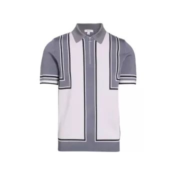 Orion Striped Polo Shirt REISS