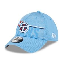 Men's New Era Light Blue Tennessee Titans 2023 NFL Training Camp 39THIRTY Flex Fit Hat New Era
